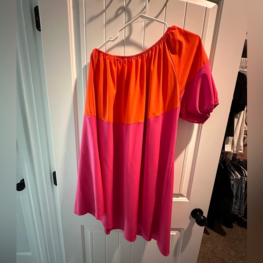 Off shoulder mini dress